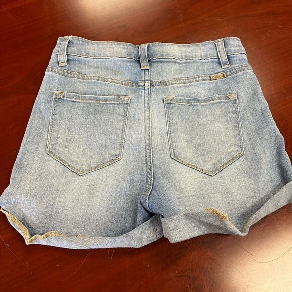 Kancan Estillo Roll Cuff Denim Shorts sz M - Picture 2 of 5